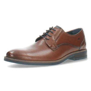 cognac geklede schoen