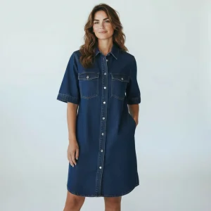 blauw jeanskleed