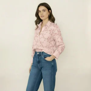 roze blouse