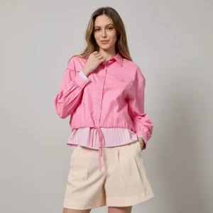 roze blouse