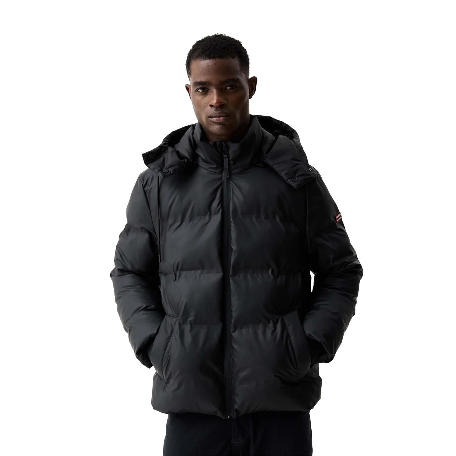 Wiley Sonic Welded PU Puffer Jacket Hunter Black - Afbeelding 3