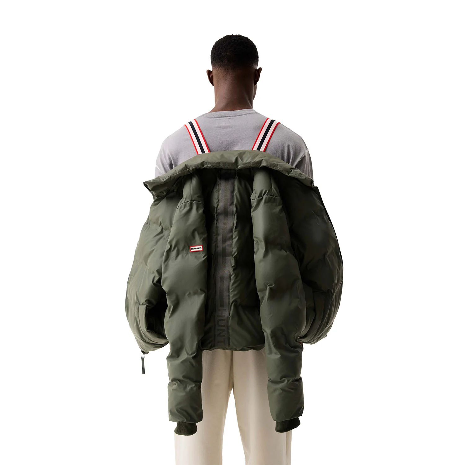Wiley Sonic Welded PU Puffer Jacket Kambaba Green - Afbeelding 5