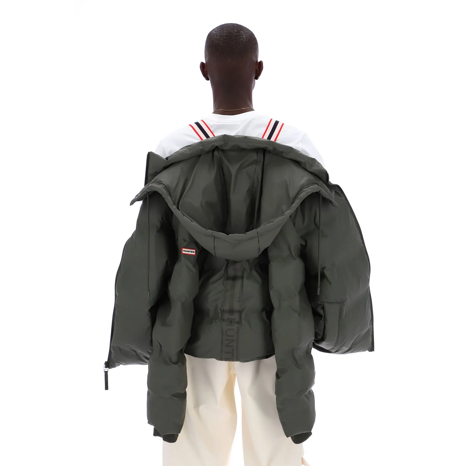 Wiley Sonic Welded PU Puffer Jacket Kambaba Green - Afbeelding 7