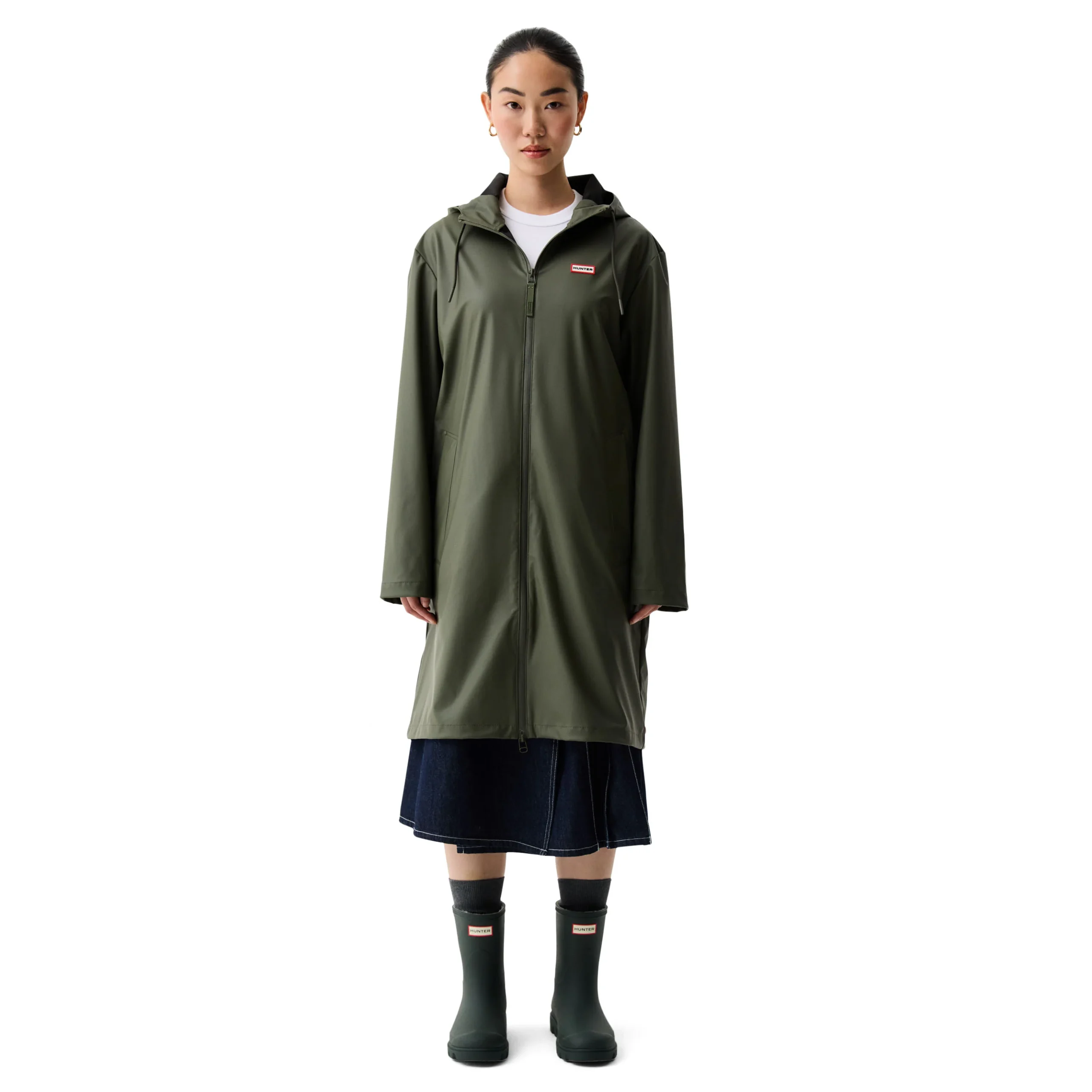 Unisex Downpour Andrea PU Raincoat Kambaba Green - Afbeelding 3