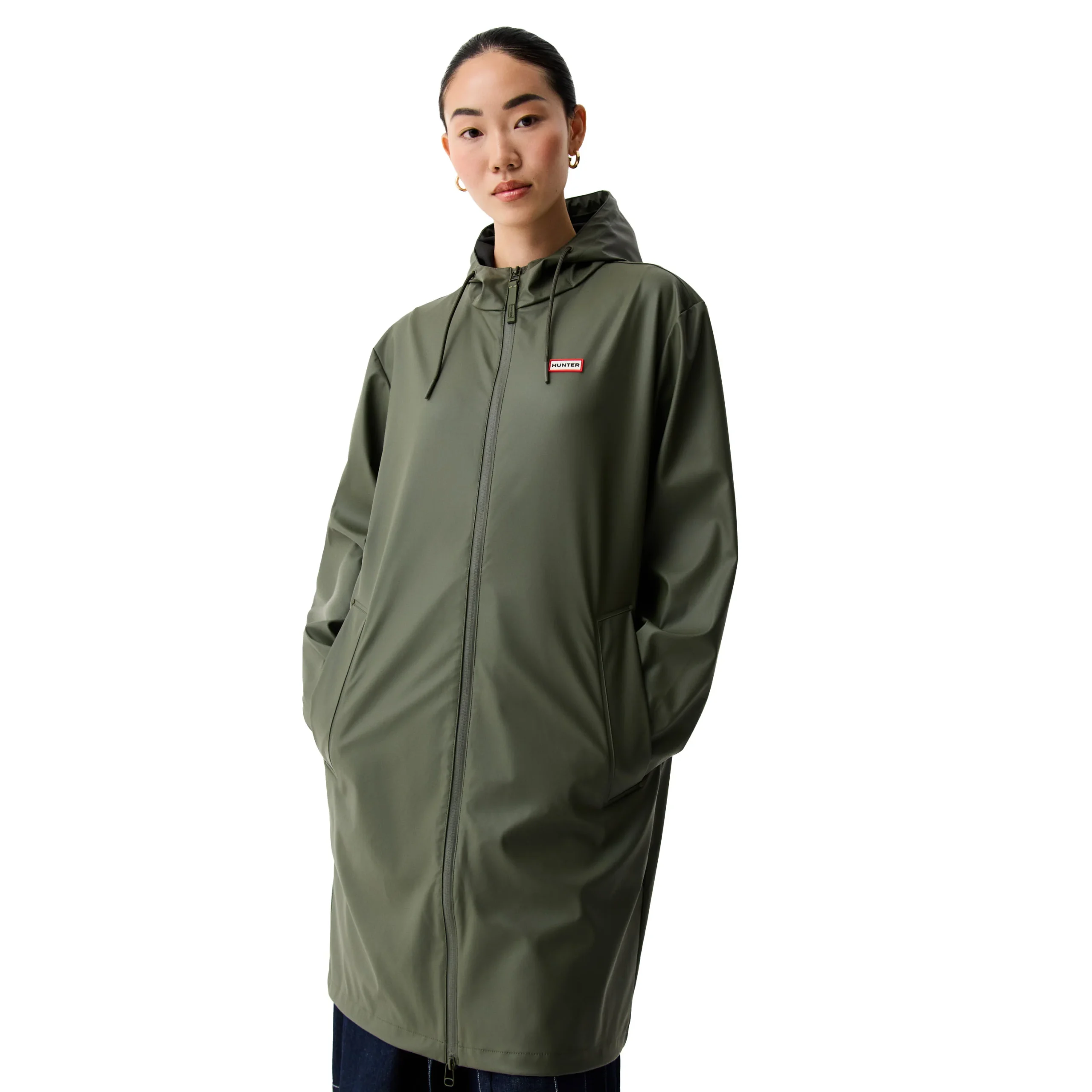 Unisex Downpour Andrea PU Raincoat Kambaba Green - Afbeelding 5