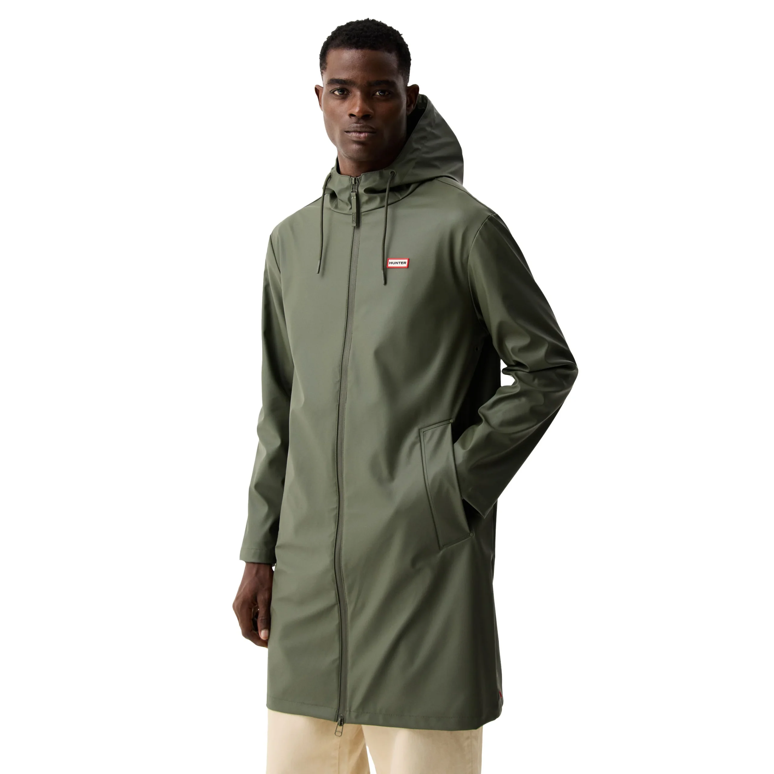 Unisex Downpour Andrea PU Raincoat Kambaba Green - Afbeelding 6