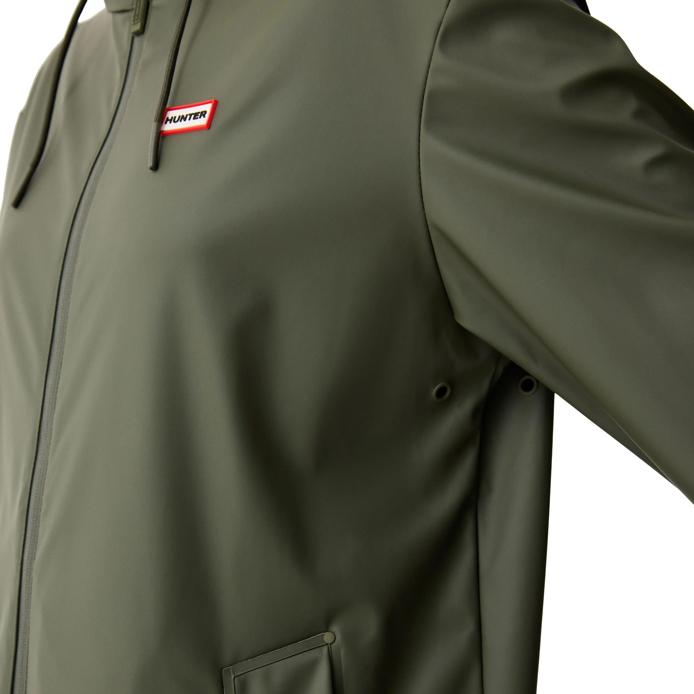 Unisex Downpour Andrea PU Raincoat Kambaba Green - Afbeelding 9