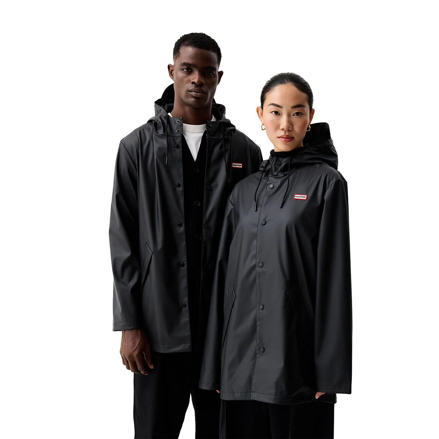 Jo PU Raincoat Unisex Regenjas Hunter Back - Afbeelding 2