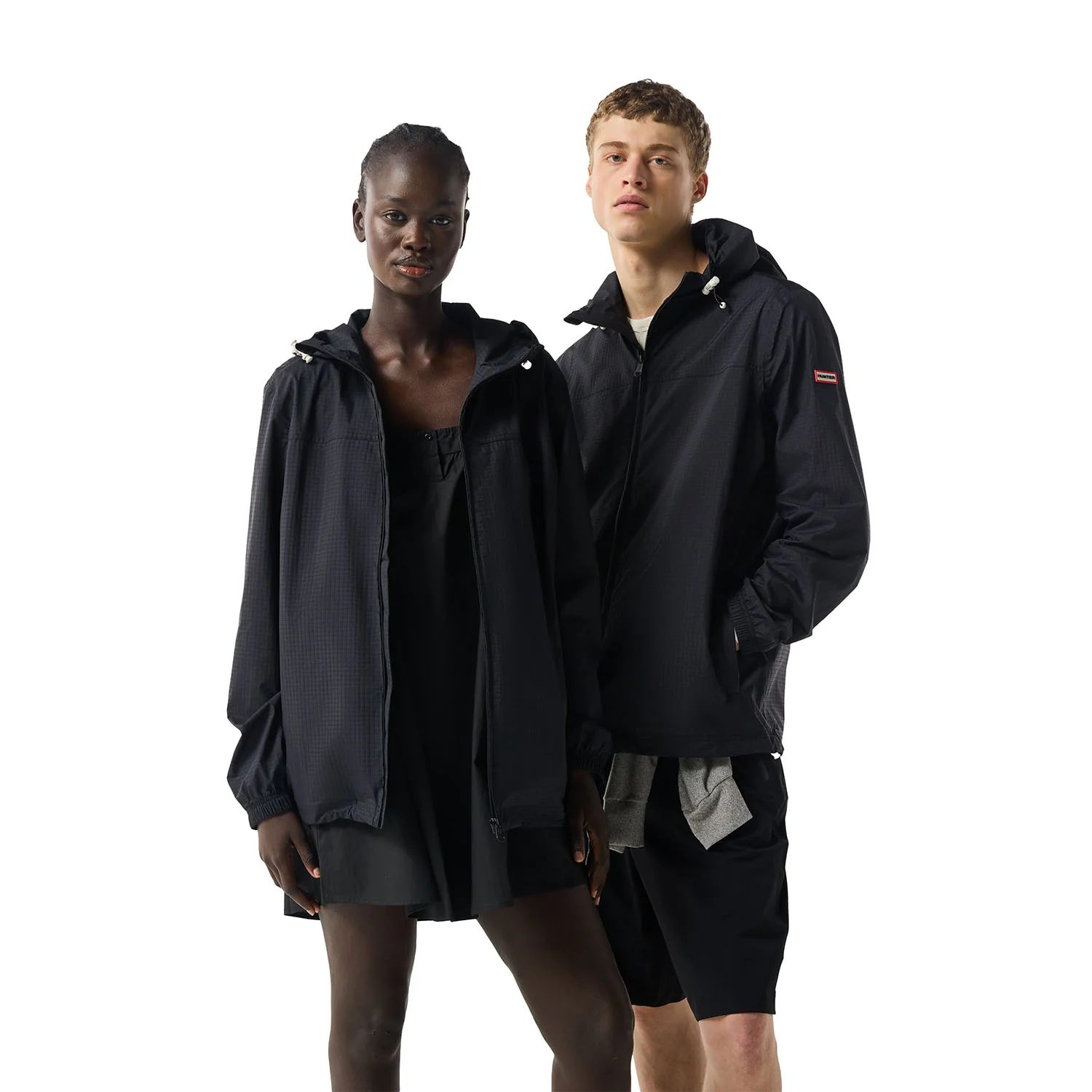 Packable Shell Rain Jacket Hunter Black - Afbeelding 2