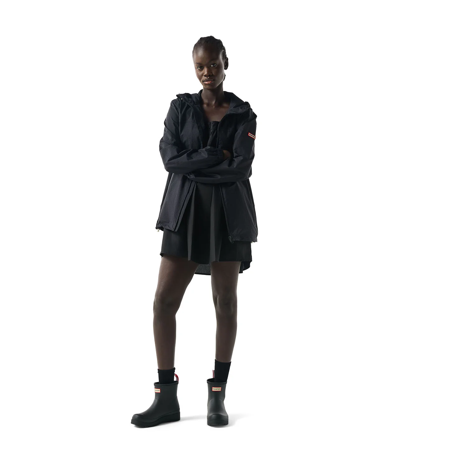Packable Shell Rain Jacket Hunter Black - Afbeelding 3