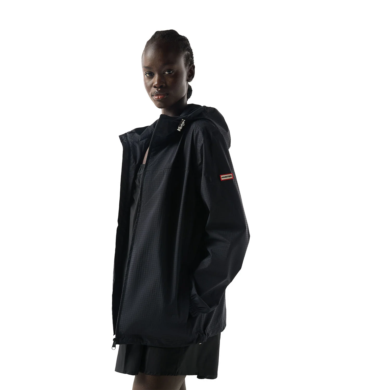 Packable Shell Rain Jacket Hunter Black - Afbeelding 5