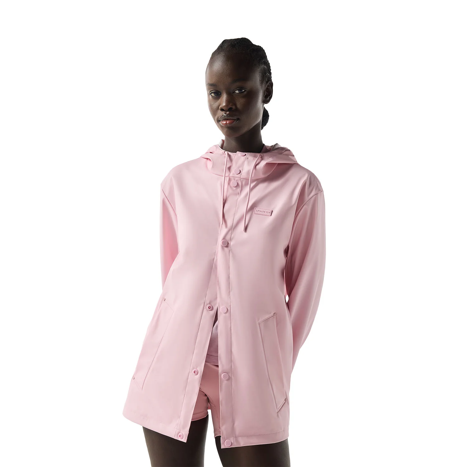 Izzy PU Hooded Jacket Parfait Pink - Afbeelding 5