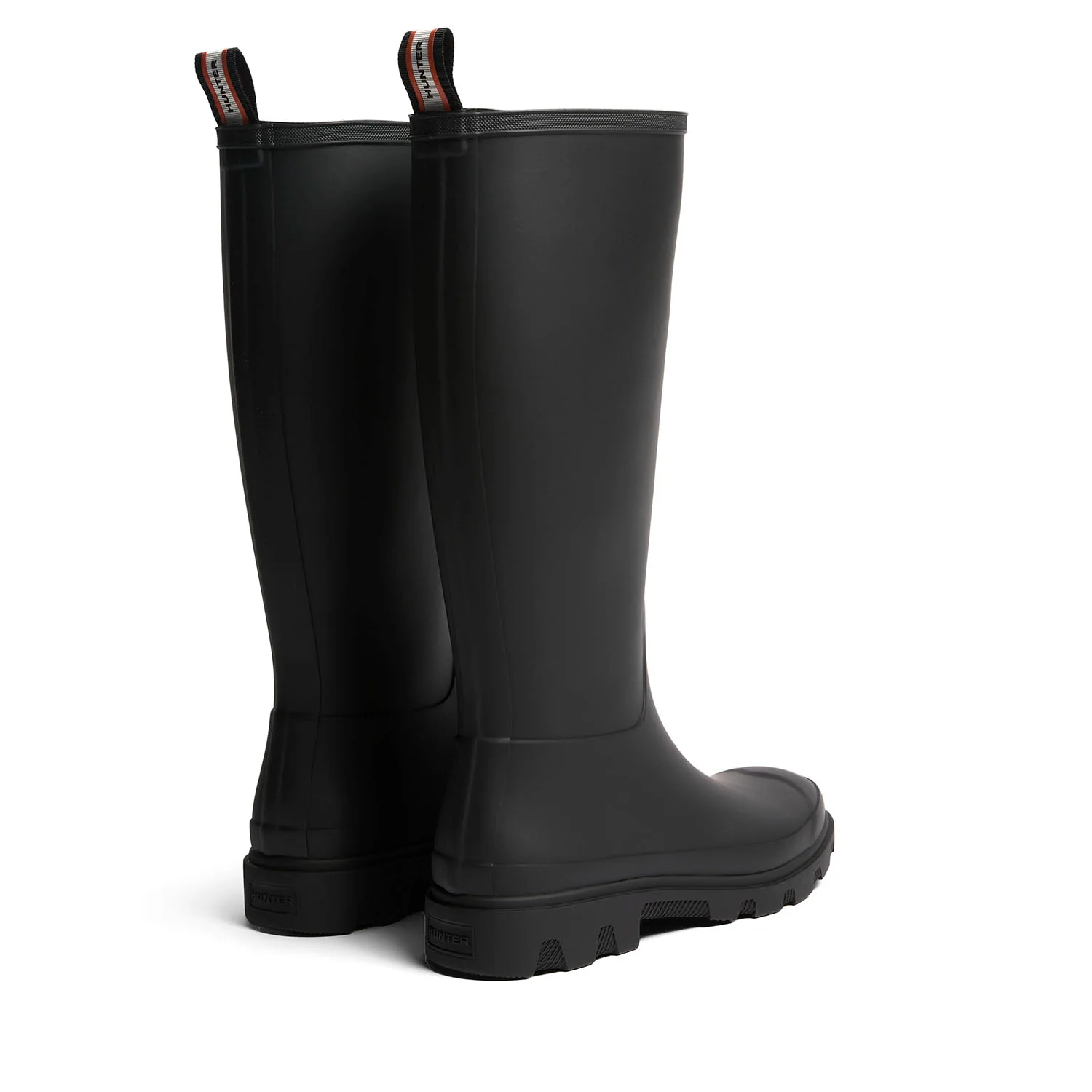 MK x HUNTER Unisex Downpour Tall Wellington Boots Black - Afbeelding 5