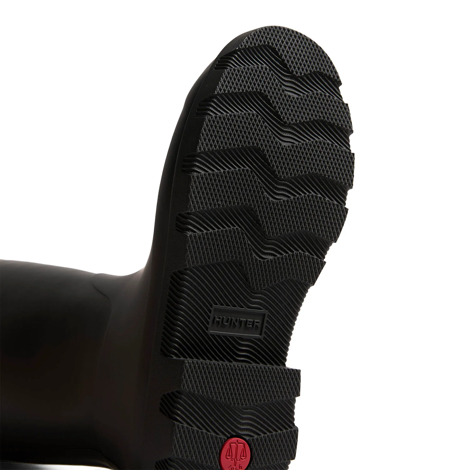 MK x HUNTER Unisex Downpour Tall Wellington Boots Black - Afbeelding 6