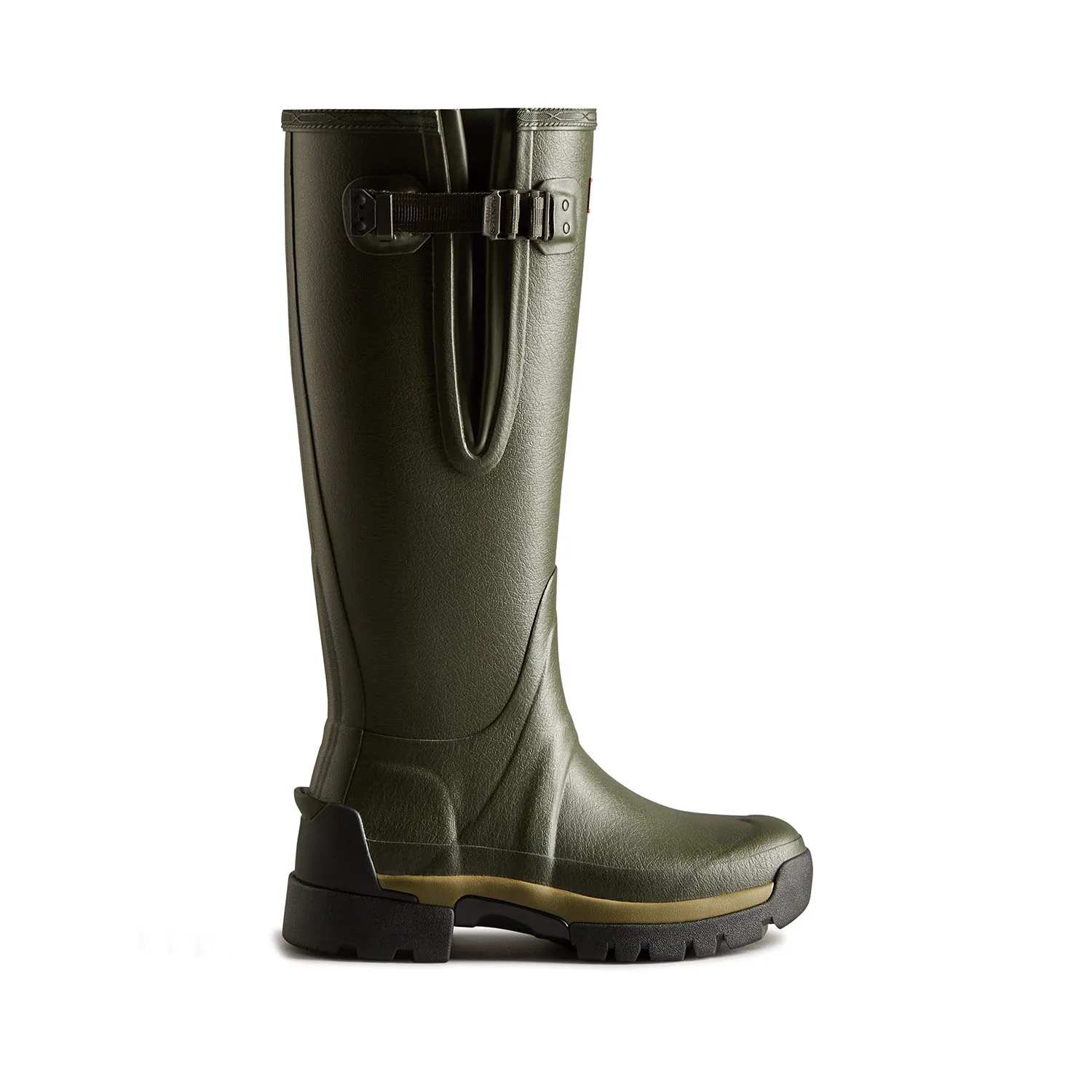 Unisex Balmoral Adjustable Neoprene Wellington Boots Dark Olive - Afbeelding 2