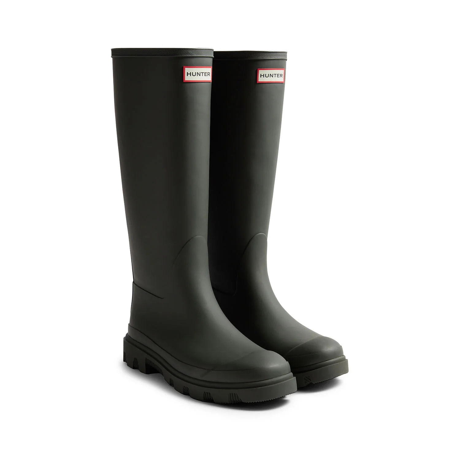Women's Downpour Tall Wellington Boots Dark Olive - Afbeelding 3