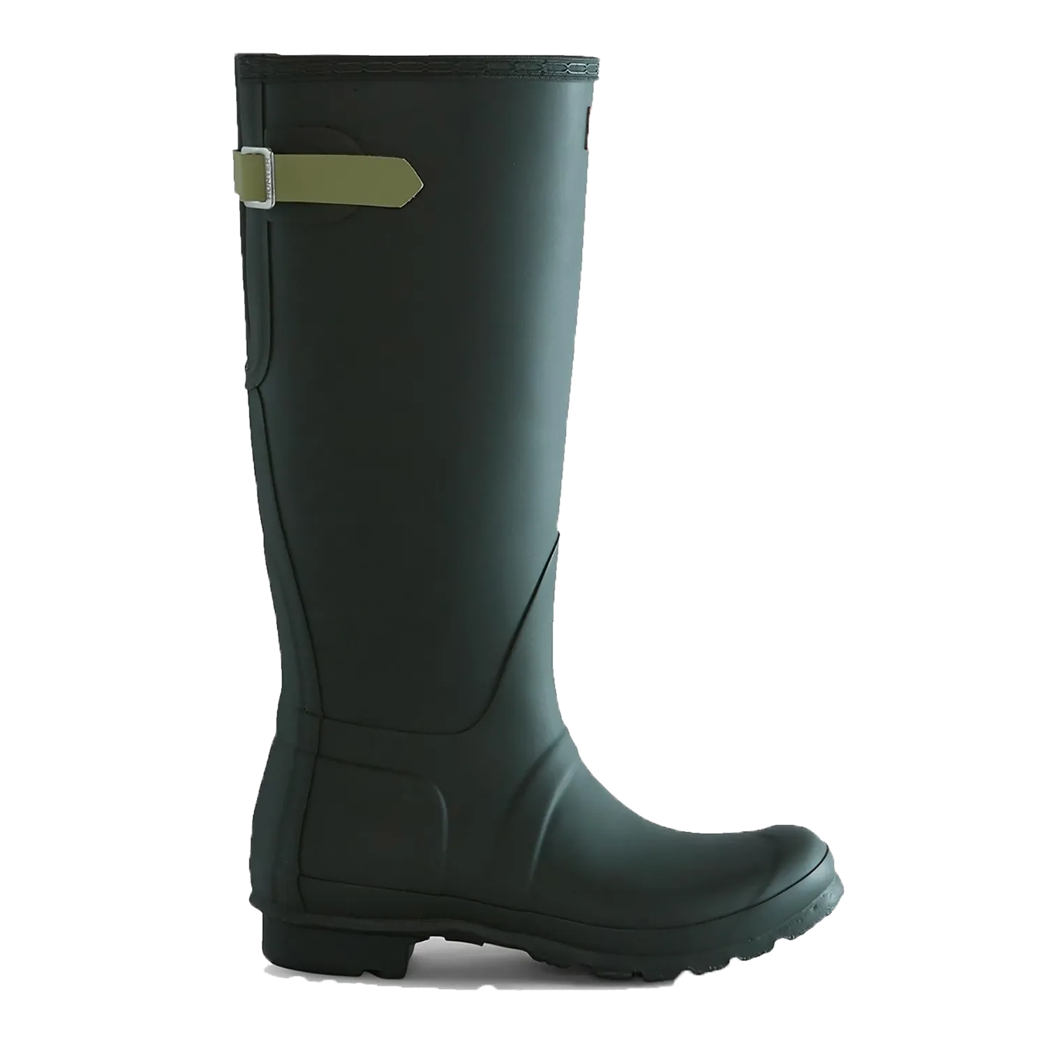 Women's Tall Back Adjustable Wellington Boots MAA Green/Wild Green