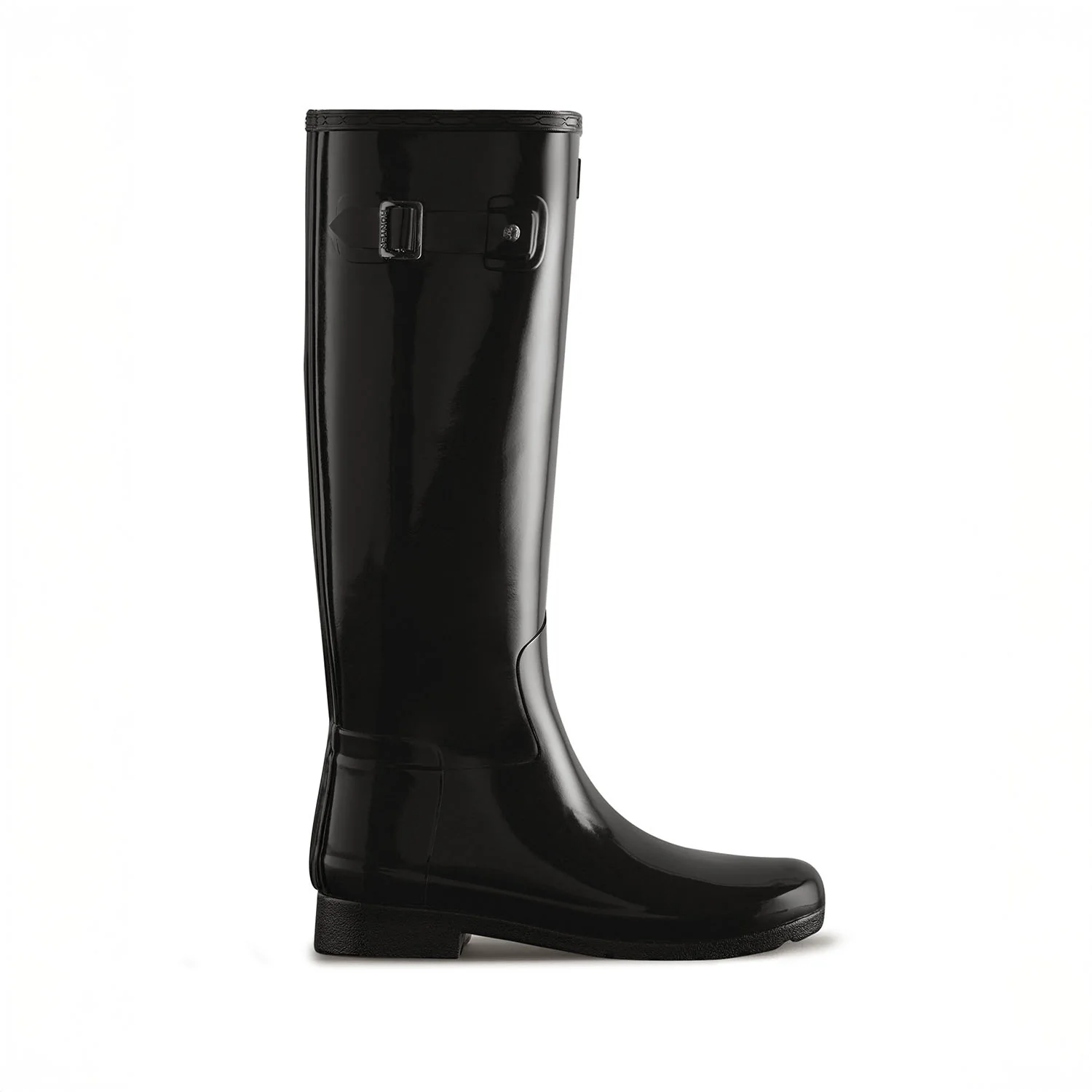 Women's Refined Tall Gloss Boots Black - Afbeelding 2